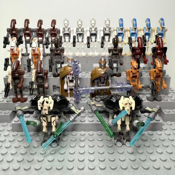 Star Wars Clone Wars Droid Army Minifigure Set – General Grievous & MagnaGuard - Picture 1 of 5
